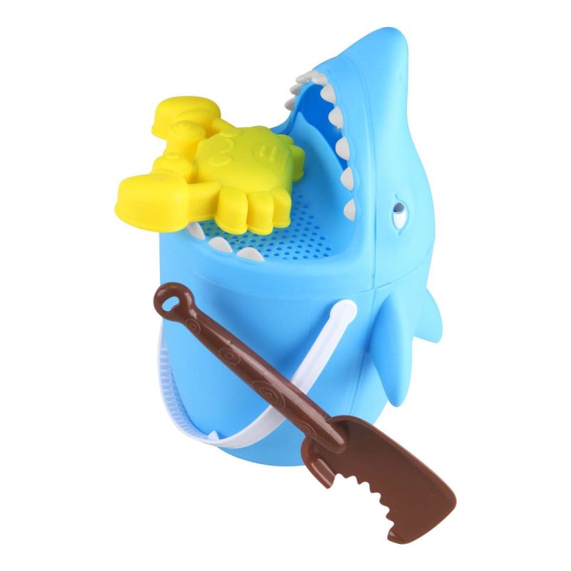 Shark homokozóvödör játékokkal