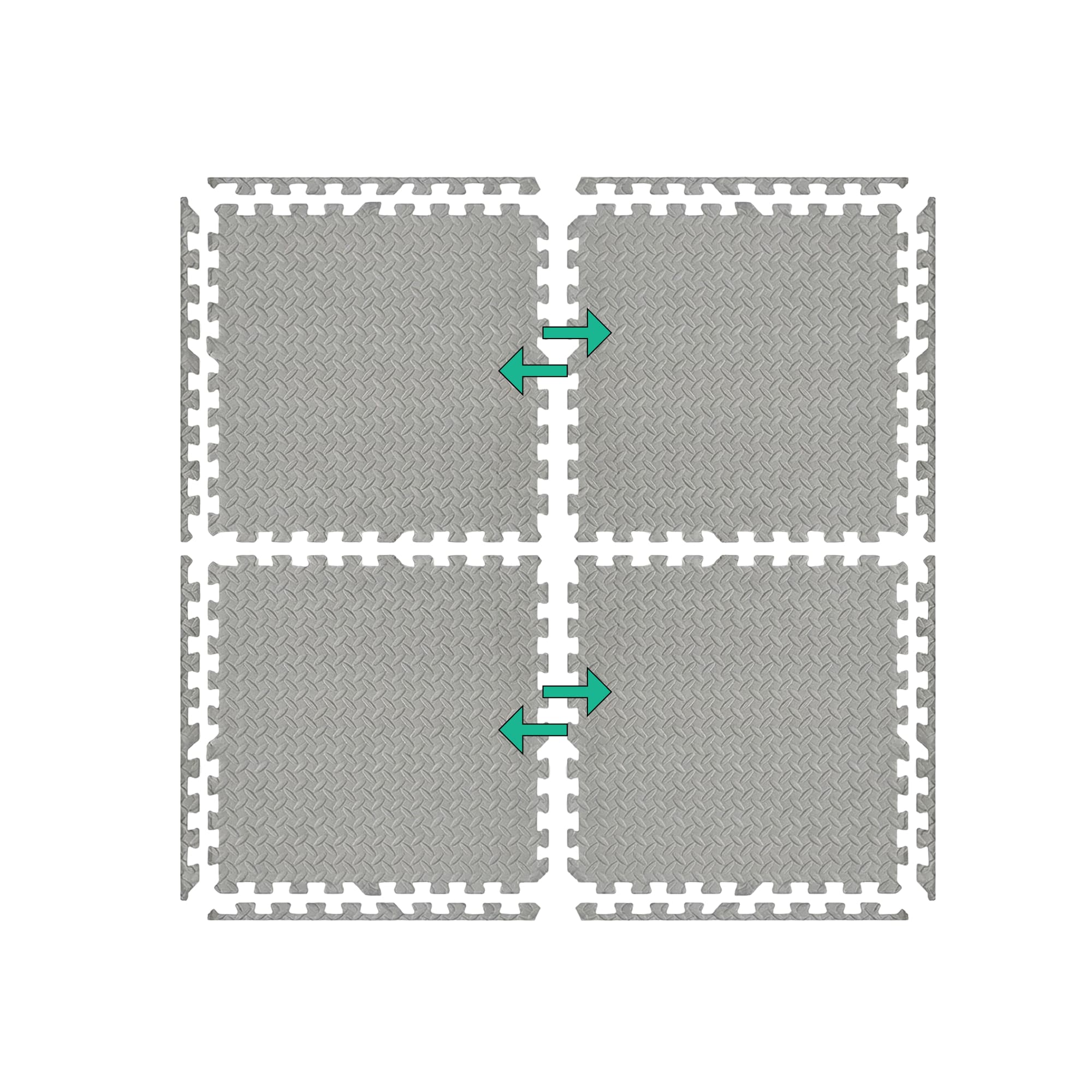 X-Star habszivacs játszószőnyeg 4 db 60×60 cm - Image 26