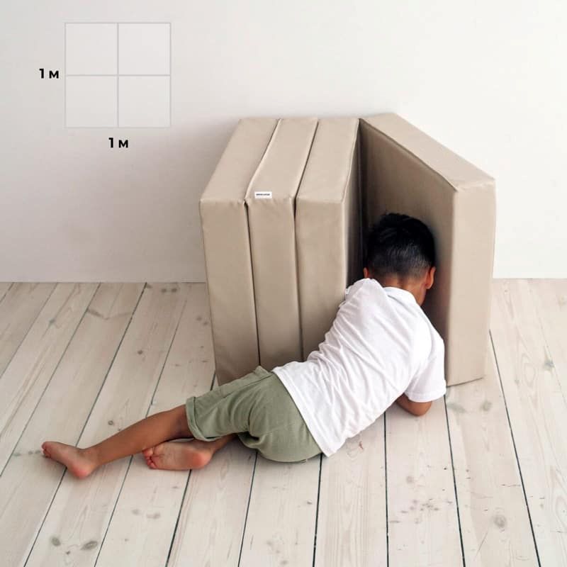 Kometa négyrészes tornaszőnyeg 100×100×10 cm - Image 3