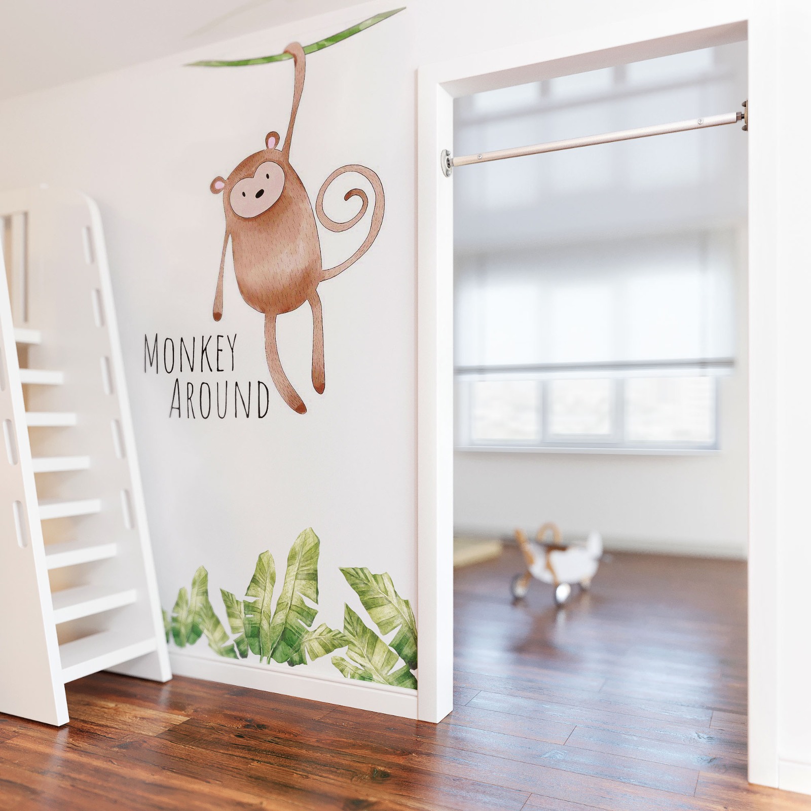 Ajtókeretbe szerelhető húzódzkodórúd 100–150 cm - Image 4
