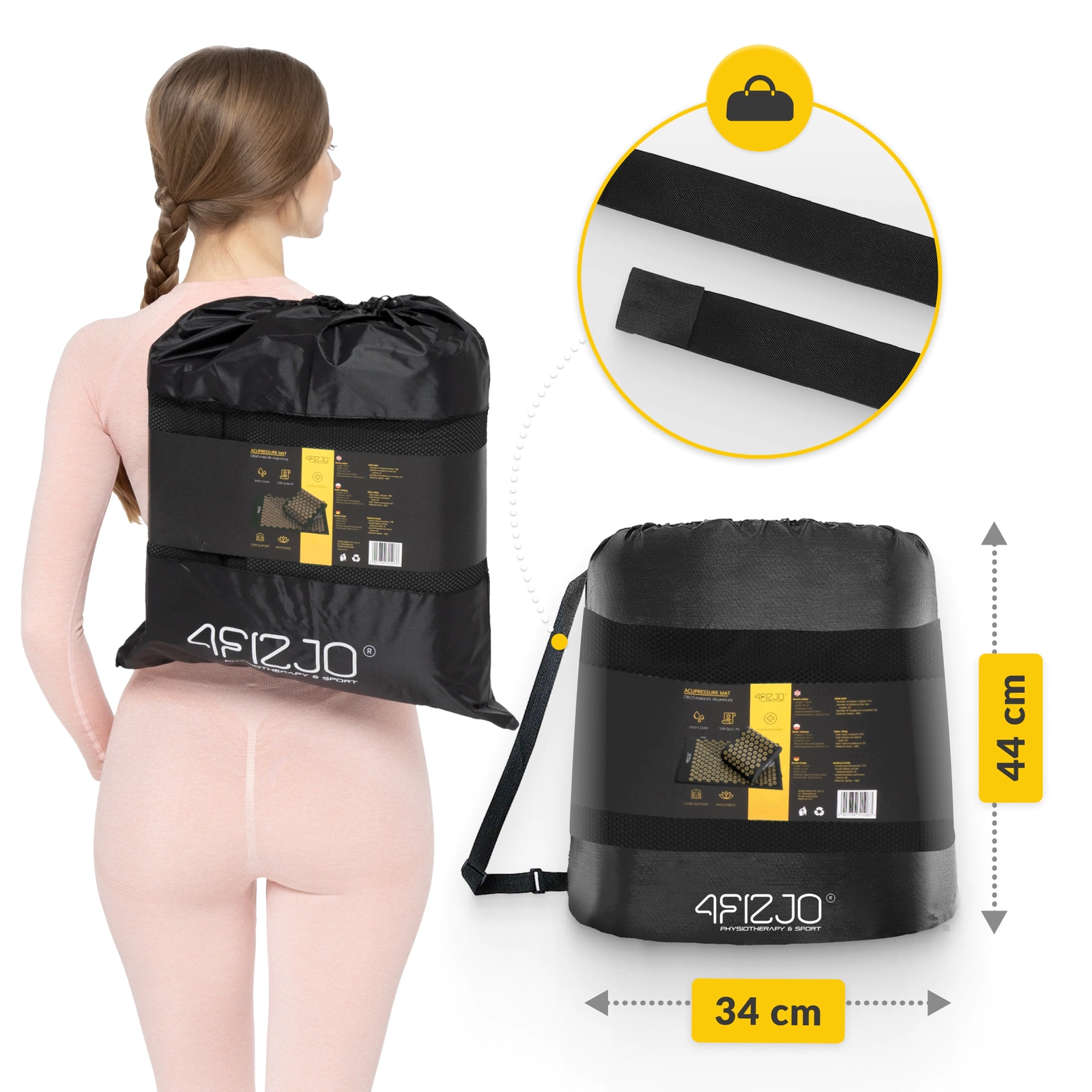 Akupresszúrás szőnyeg masszázspárnával - Image 13