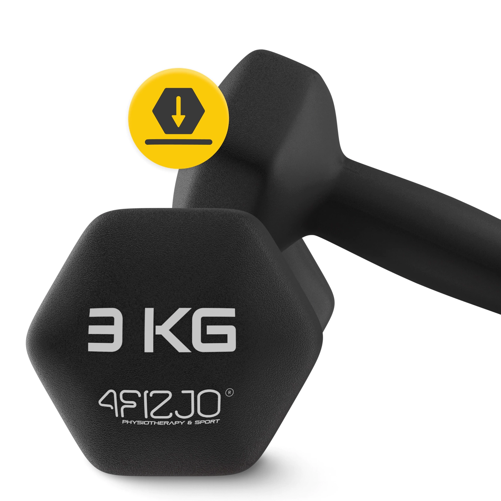 Klasszikus kézisúlyzó (3 kg, 2 db) - Image 6