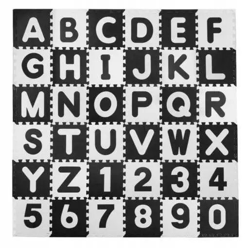 Habszivacs puzzle szőnyeg 36 db-os 30×30 cm (Betűk) - Image 4