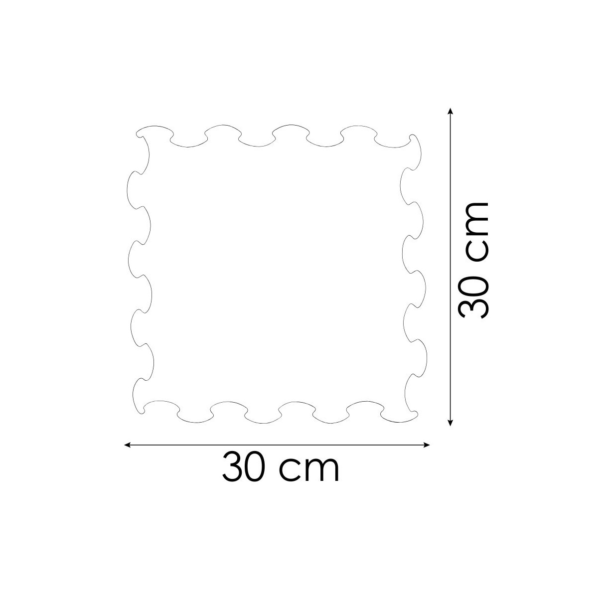 Habszivacs puzzle szőnyeg 36 db-os 30×30 cm (Betűk) - Image 6