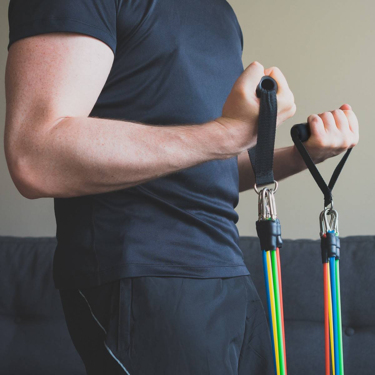 Fitnesz gumikötél és expander készlet - Image 2