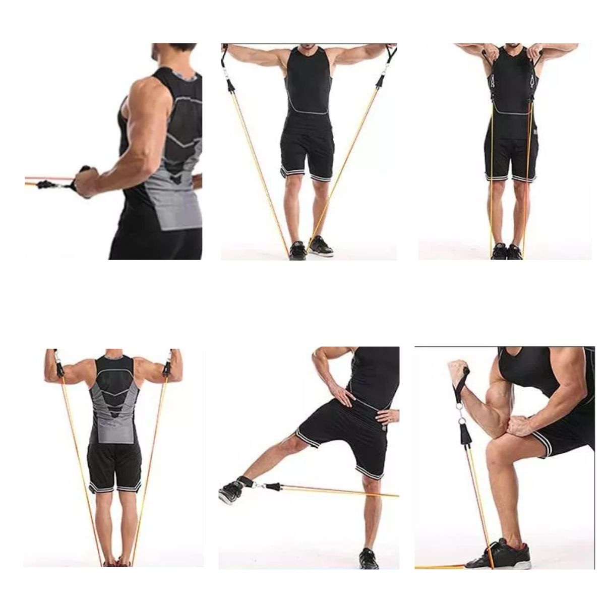 X-Sport Max fitnesz szalag és gumikötél készlet (11 db-os) - Image 4