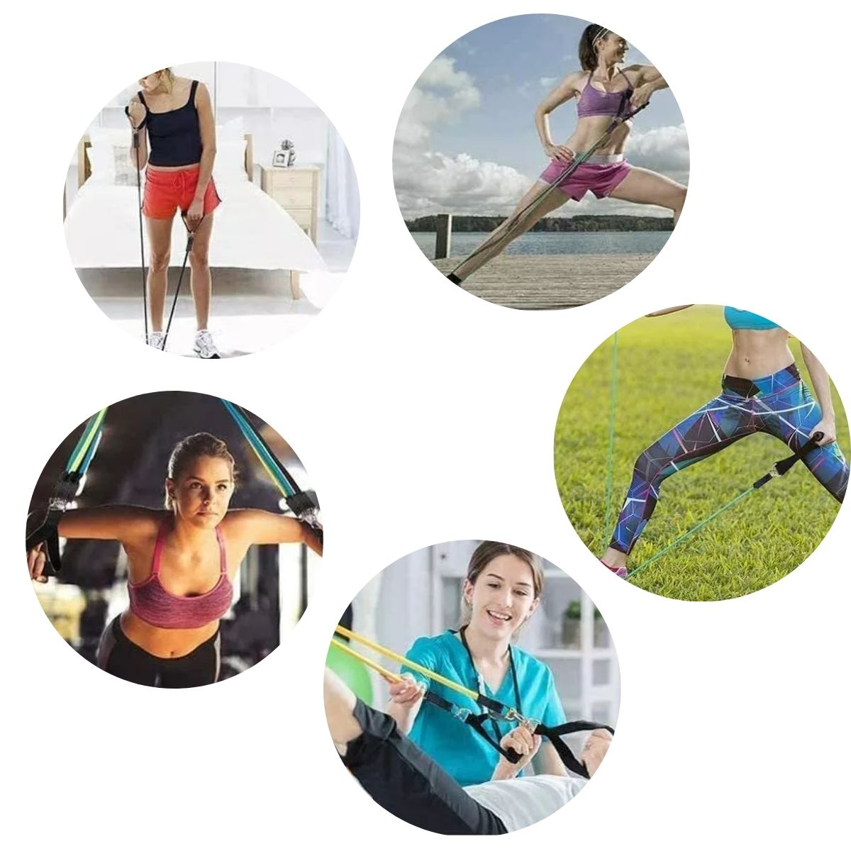 X-Sport Max fitnesz szalag és gumikötél készlet (11 db-os) - Image 6