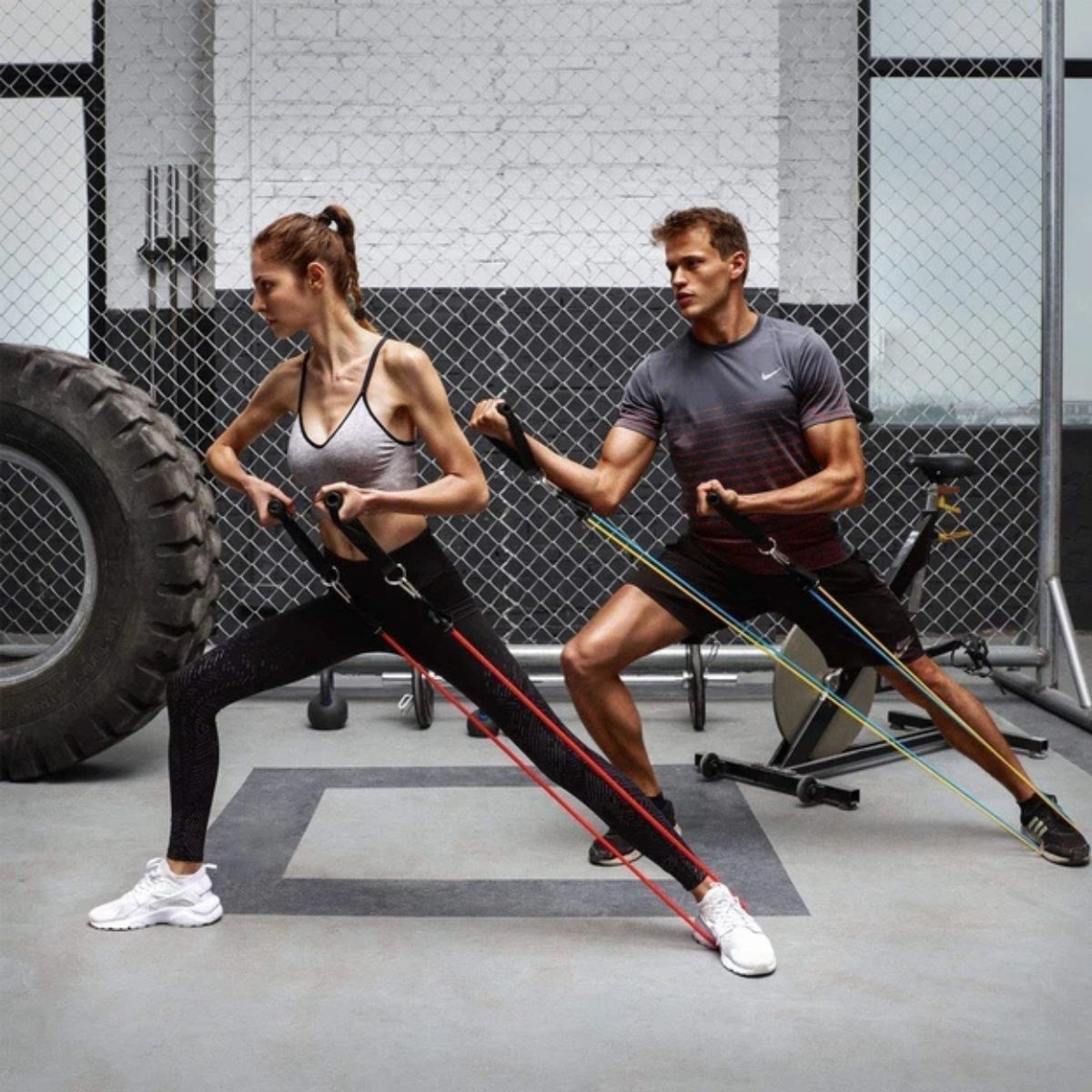 Fitnesz gumikötél és expander készlet - Image 4