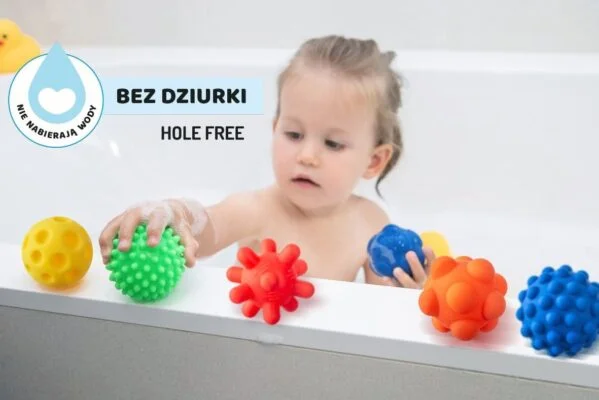 Színes szenzoros labdakészlet (4 db-os) - Image 6